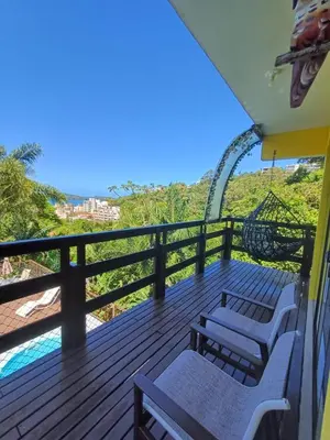 Uma varanda ou terraço em Suíte Pachamama