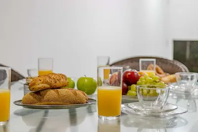 Refeições no apartamento ou nas proximidades
