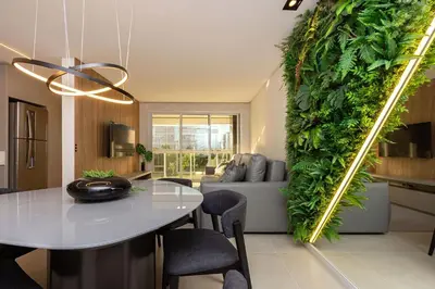 A planta de Caraíbas 202 – Lindíssimo Apartamento em Canto Grande, a 120 Metros do Mar - Piscina térreo.
