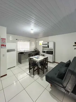 A cozinha ou kitchenette de AP número 3