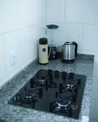A cozinha ou kitchenette de AP número 3