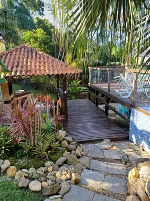 Um jardim no exterior de Suíte com vista panorâmica