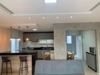 A planta de Casa de praia em Bombinhas