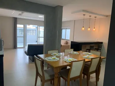 A planta de Casa de praia em Bombinhas