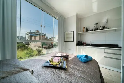 A cozinha ou kitchenette de Residencial Florida II 150 mts do Mar