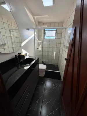 A planta de Apartamento Bombas, 50m da praia