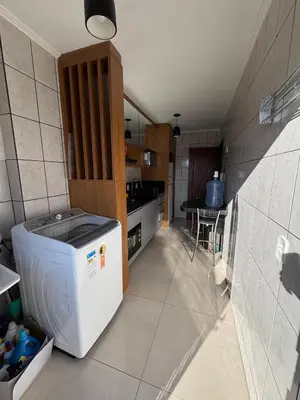 A planta de Apartamento Bombas, 50m da praia