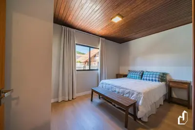 Uma cama ou camas num quarto em Casa aconchegante com 04 dormitórios