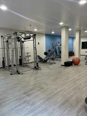 O centro de fitness e/ou as comodidades de fitness de Apto Summer Beach, ensolarado e aconchegante