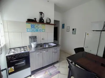 A cozinha ou kitchenette de Ap 01 - 3 pessoas - Passarela de Bombas