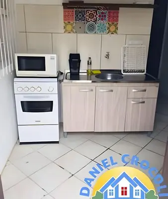 A cozinha ou kitchenette de Ap 01 - 3 pessoas - Passarela de Bombas