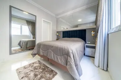 Uma cama ou camas num quarto em Edifício Infinity Mariscal