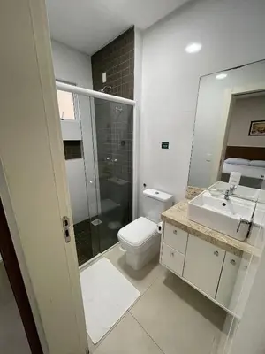 Uma casa de banho em Edifício Mario Guilherme em Bombinhas