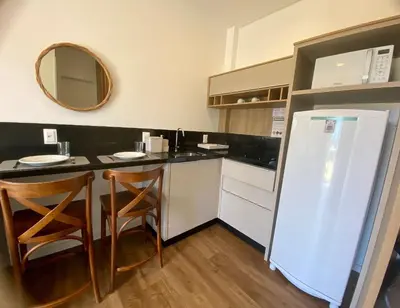 A cozinha ou kitchenette de Vila do Centro Bombinhas