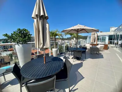 Uma varanda ou terraço em Vila do Centro Bombinhas