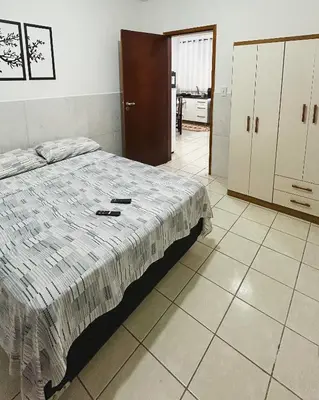 Uma cama ou camas num quarto em AP número 1