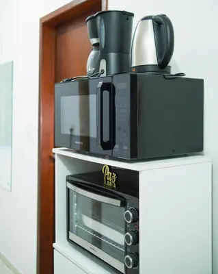 A cozinha ou kitchenette de AP número 1