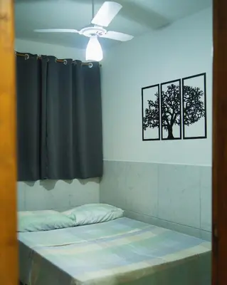 Uma cama ou camas num quarto em AP número 1
