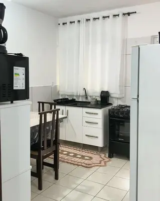 A cozinha ou kitchenette de AP número 1