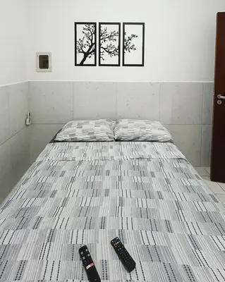 Uma cama ou camas num quarto em AP número 1
