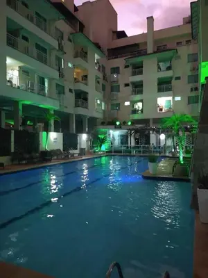 A piscina em ou perto de Apartamentos com piscinas na praia de Bombas