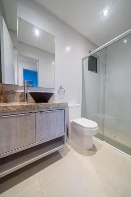 A planta de 041 - Amplo Apartamento na Praia de Bombas