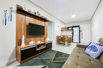 A planta de Apartamento super completo a 250mts do mar