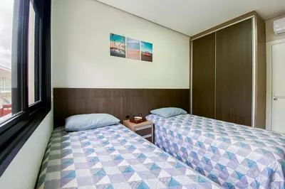 A planta de Apartamento super completo a 250mts do mar