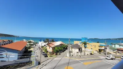 A planta de B127- Apto Vista Mar p/ 9 pessoas em Bombinhas SC