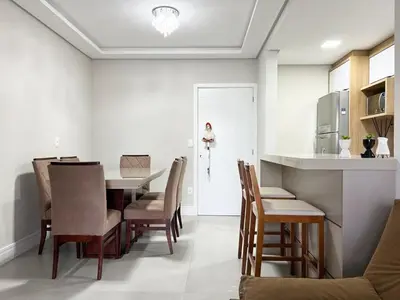 A cozinha ou kitchenette de Conforto! Apto à 200m da praia de Palmas! ZU05H