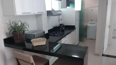 A cozinha ou kitchenette de 131 - Bombas Summer Beach depto 1 dormitorio para 4 con amenities