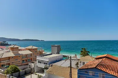 A planta de 090 APTO CENTRO BOMBINHAS - SOBRE AVENIDA E VISTA PARA O MAR