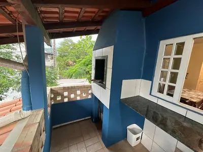Uma varanda ou terraço em Apartamentos próximo ao Mar