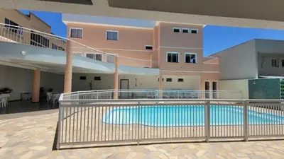 A piscina em ou perto de B781 - Apto 2 quartos para 5 pessoas em Bombas -SC