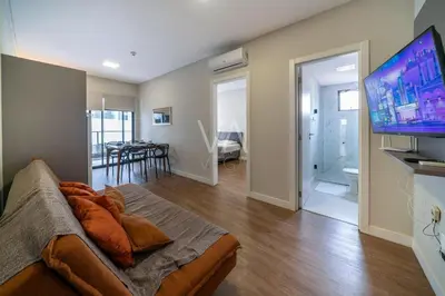 Uma televisão e/ou sistema de entretenimento em Apart Villa Francione
