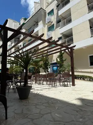 O edifício onde o apartamento está situado