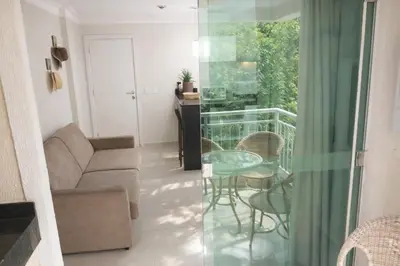 Uma área de estar em 122-Alquiler Deptos Complejo SummerBeach Bombinhas