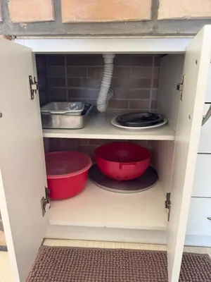 A cozinha ou kitchenette de Residencial Golfinho - Palmas, Apto 03