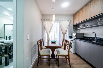 A cozinha ou kitchenette de 207- Apart Villa Francione com piscina Bombas