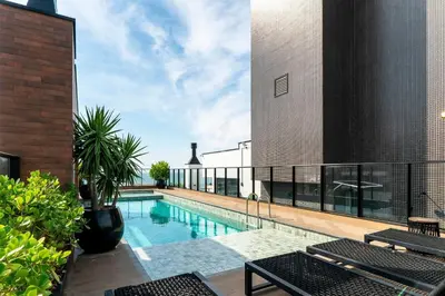 A piscina em ou perto de 207- Apart Villa Francione com piscina Bombas