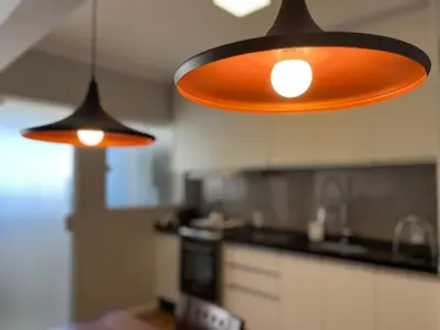 A cozinha ou kitchenette de Apartamento dos Sonhos - 50m do mar