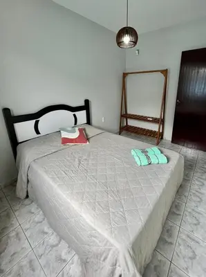 Uma cama ou camas num quarto em Férias de Verão