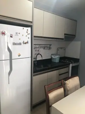 A cozinha ou kitchenette de Apartamento casa Joel