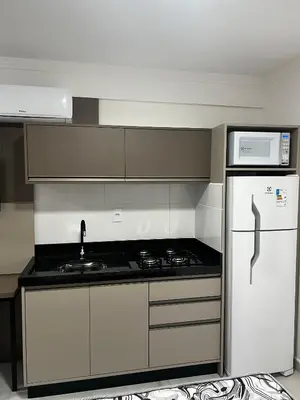 A cozinha ou kitchenette de Residencial Bernardo