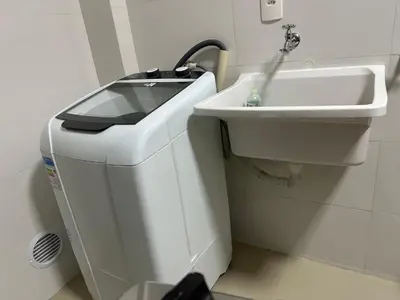 A planta de Apartamento 2 quartos em Bombinhas