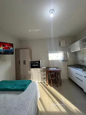 A cozinha ou kitchenette de Loft no centro de Bombinhas
