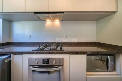 A cozinha ou kitchenette de Varandas 404 B · Luxuoso Apartamento em Condomínio de Alto Padrão frente mar