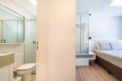 Uma casa de banho em Varandas 404 B · Luxuoso Apartamento em Condomínio de Alto Padrão frente mar