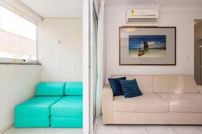 A planta de Recanto Cardeal 405-1 – Aconchegante Apartamento - Excelente Custo-Benefício em Bombas