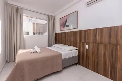 A planta de Recanto Cardeal 405-1 – Aconchegante Apartamento - Excelente Custo-Benefício em Bombas